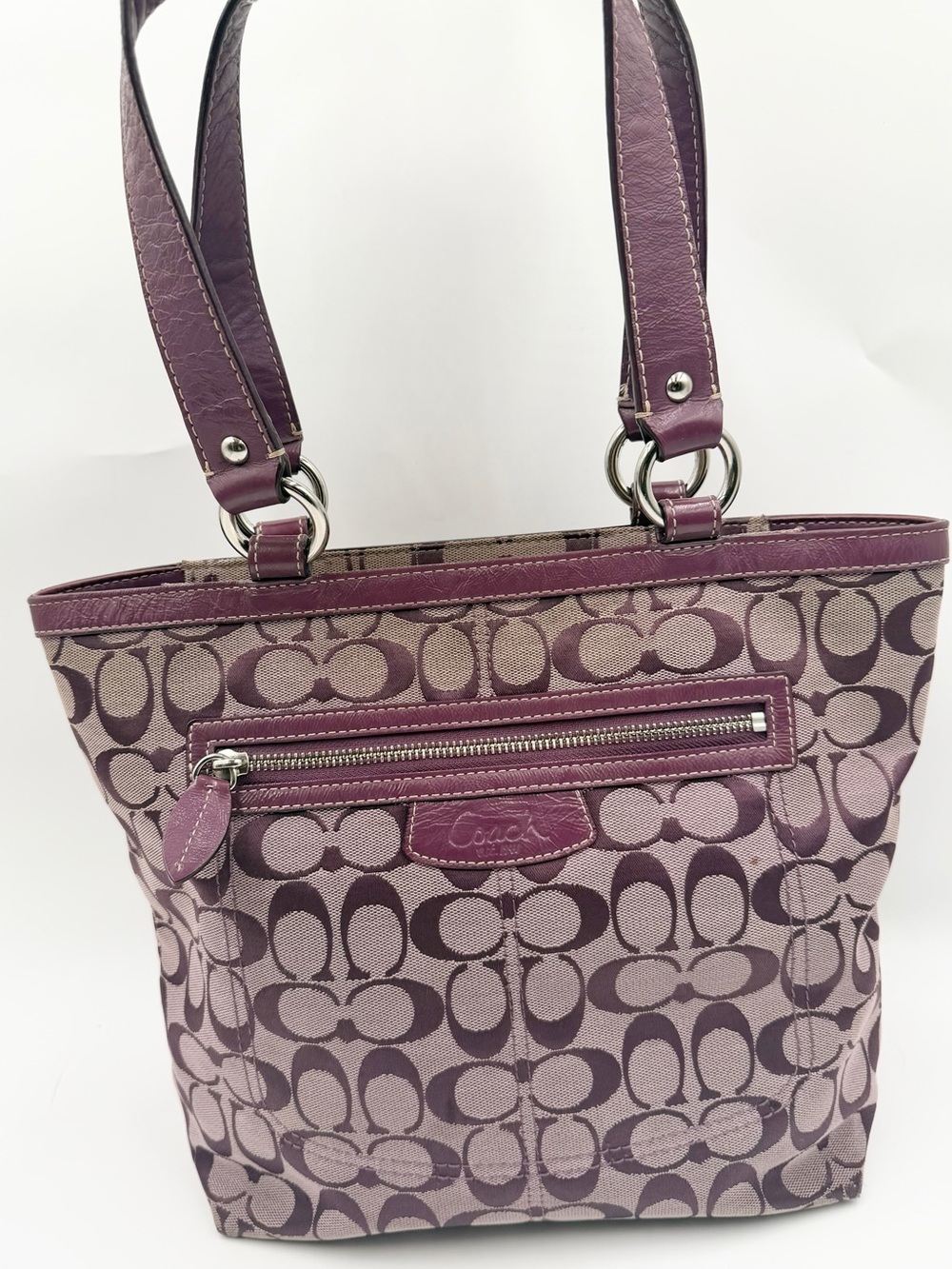 Coach Penelope signature jacquard tote bag
